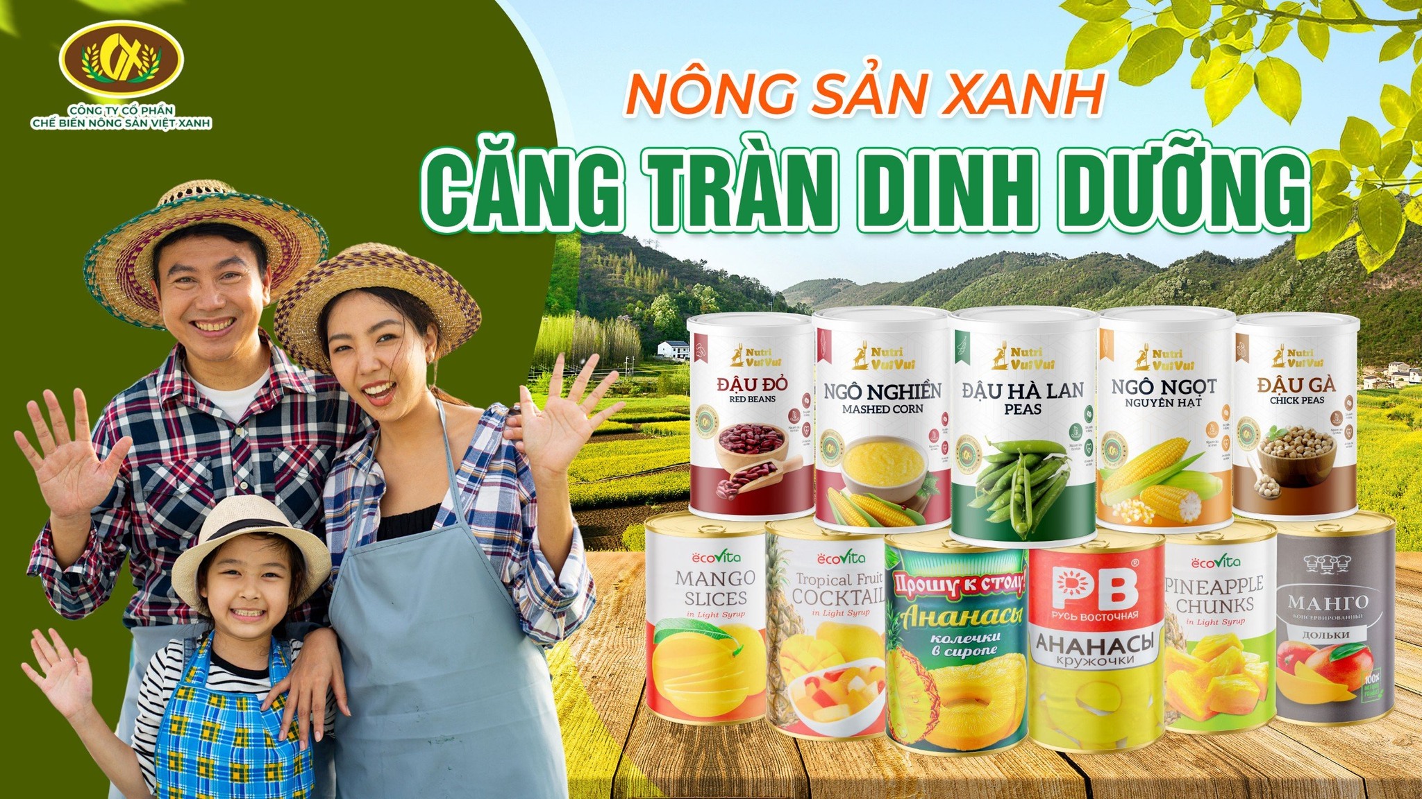 Nong-san-dong-hop-Viet-Xanh-cang-tran-dinh-duong
